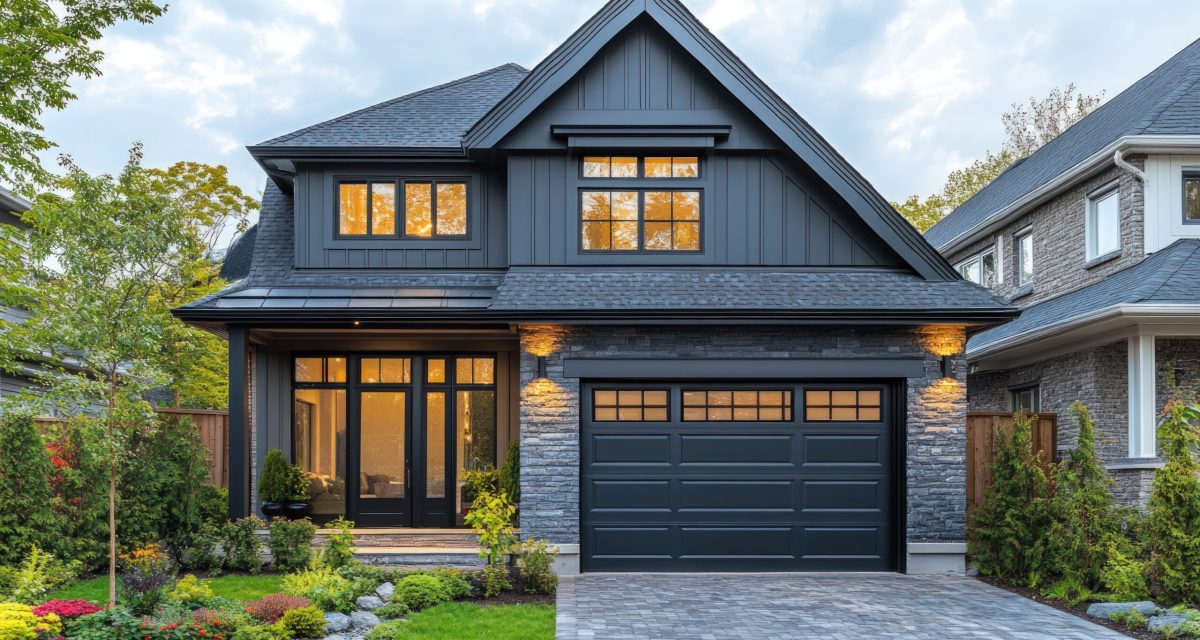 Garage door with a driveway in front.. --ar 16:9 --stylize 750 --v 6.1 Job ID: f21a64bd-d13f-4b9d-aabe-266ad27e818c